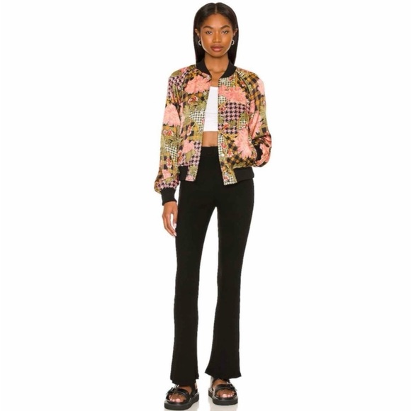 TELL YOUR FRIENDS bomber jacket in Monte print, size XS, excellent condition - Picture 3 of 5